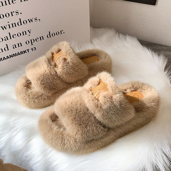 slippers real fur women shoes woman outdoor 2021 autumn fluffy sandals flat plush warm winter slides, Black
slippers real fur women shoes woman outdoor 2021 autumn fluffy sandals flat plush warm winter slides, Black