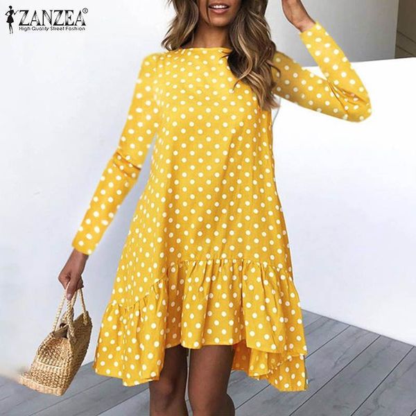 dresses women's palka dots sundress 2021 fashion spring printed ruffle dress casual knee length vestidos female o neck robe 5xl, Black;gray
dresses women's palka dots sundress 2021 fashion spring printed ruffle dress casual knee length vestidos female o neck robe 5xl, Black;gray