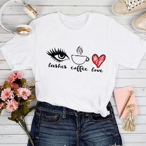 women's t-shirt t-shirts women 2021 cartoon coffee love trend style 90s fashion cute tshirt lady print clothes stylish tee, White
women's t-shirt t-shirts women 2021 cartoon coffee love trend style 90s fashion cute tshirt lady print clothes stylish tee, White