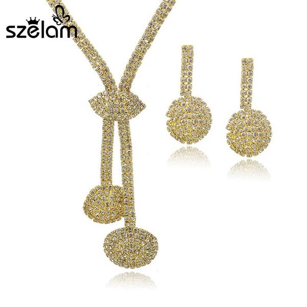 earrings & necklace szelam colliers women choker necklaces sets rhinestone wedding dress gold color jewelry bijoux set150074, Silver
earrings & necklace szelam colliers women choker necklaces sets rhinestone wedding dress gold color jewelry bijoux set150074, Silver