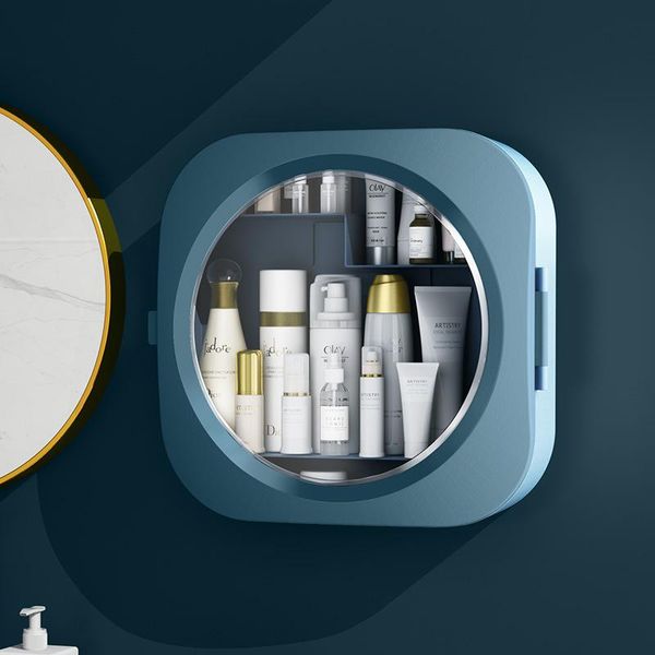 dormitory bathroom cosmetic storage box sealed dustproof and waterproof plastic shelf skin care product finishing boxes & bins
dormitory bathroom cosmetic storage box sealed dustproof and waterproof plastic shelf skin care product finishing boxes & bins