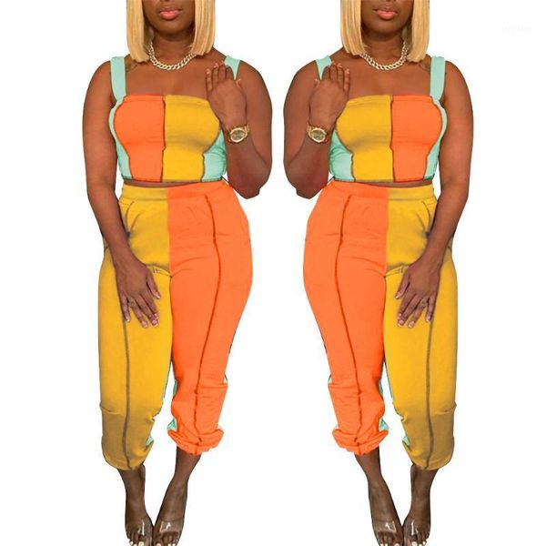 plus size tracksuits two piece set women 4xl drop wholesale crop and pants sets patchwork jogging outfits matching summer 2021, Black
plus size tracksuits two piece set women 4xl drop wholesale crop and pants sets patchwork jogging outfits matching summer 2021, Black
