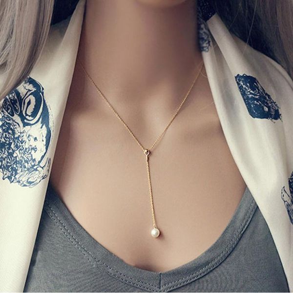 pendant necklaces necklace for women imitation pearl rose gold silver color adjustable collarbone chain fashion jewelry kbn067
pendant necklaces necklace for women imitation pearl rose gold silver color adjustable collarbone chain fashion jewelry kbn067