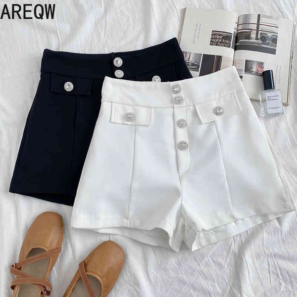 summer temperament hundred row drill buckle high waist thin shorts wide-legged pants casual pants suit pants girl 210507, White;black
summer temperament hundred row drill buckle high waist thin shorts wide-legged pants casual pants suit pants girl 210507, White;black