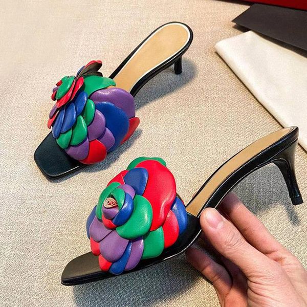 runway peep toe slippers women genuine leather thin high heel petal flower sandals summer party fairy shoes stilettos 2021, Black
runway peep toe slippers women genuine leather thin high heel petal flower sandals summer party fairy shoes stilettos 2021, Black