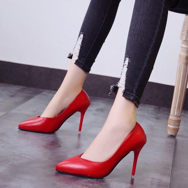 dress shoes women's shoes. joker stiletto shallow mouth professional work simple fashion, Black
dress shoes women's shoes. joker stiletto shallow mouth professional work simple fashion, Black