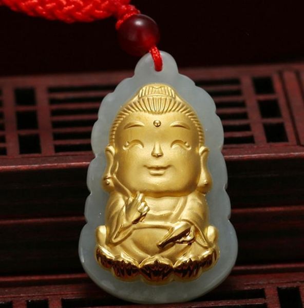 lockets 3d full gold inlaid jade buddha male and female children's mini tian baiyu pendanth31#, Silver
lockets 3d full gold inlaid jade buddha male and female children's mini tian baiyu pendanth31#, Silver