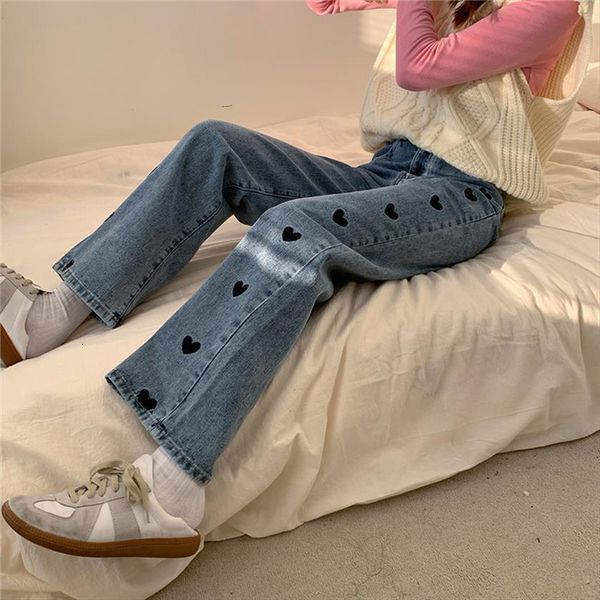 blue heart printed straight korean womens jean fashion black wide leg streetwear pants
blue heart printed straight korean womens jean fashion black wide leg streetwear pants