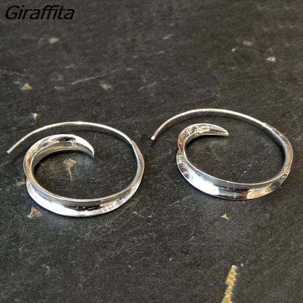 fashion gold / silver color round spiral hoop earrings for women girls lady gift ol punk style quality jewelry & huggie, Golden;silver
fashion gold / silver color round spiral hoop earrings for women girls lady gift ol punk style quality jewelry & huggie, Golden;silver