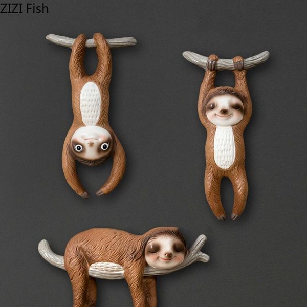 decorative objects & figurines creative nordic resin cartoon sloth wall mount decoration modern home stereoscopic children's room
decorative objects & figurines creative nordic resin cartoon sloth wall mount decoration modern home stereoscopic children's room