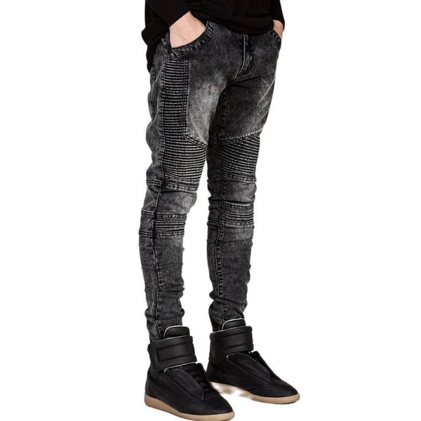 men's jeans men casual motorcycle slim fit hip hop punk denim pants mens distressed skinny biker homme hiphop washed white, Blue
men's jeans men casual motorcycle slim fit hip hop punk denim pants mens distressed skinny biker homme hiphop washed white, Blue