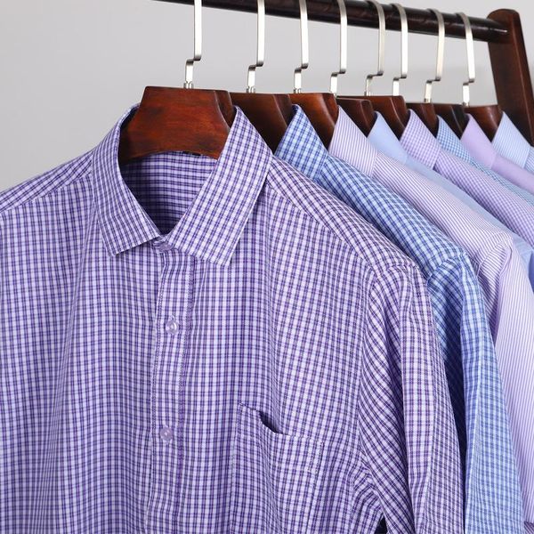 business and leisure middle-aged old men's shirt stripe small square short sleeve wholesale customized casual shirts, White;black
business and leisure middle-aged old men's shirt stripe small square short sleeve wholesale customized casual shirts, White;black