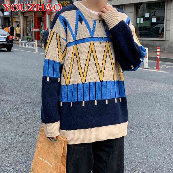 tee 2021 new autumn and winter utw-03 men's loose color matching korean style trend personality base sweater, White;black
tee 2021 new autumn and winter utw-03 men's loose color matching korean style trend personality base sweater, White;black