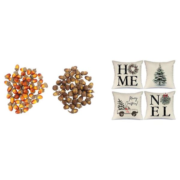 pillow case 100 pieces acorns decor craft artificial fake fruit props decoration with christmas covers
pillow case 100 pieces acorns decor craft artificial fake fruit props decoration with christmas covers