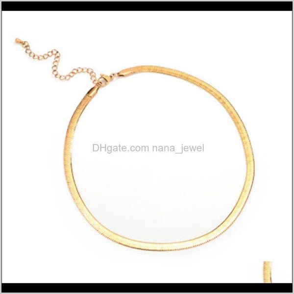 chains necklaces & pendants jewelryflat snake bone stainless steel gold collar short clavicle blade chain necklace men and women for party g, Silver
chains necklaces & pendants jewelryflat snake bone stainless steel gold collar short clavicle blade chain necklace men and women for party g, Silver