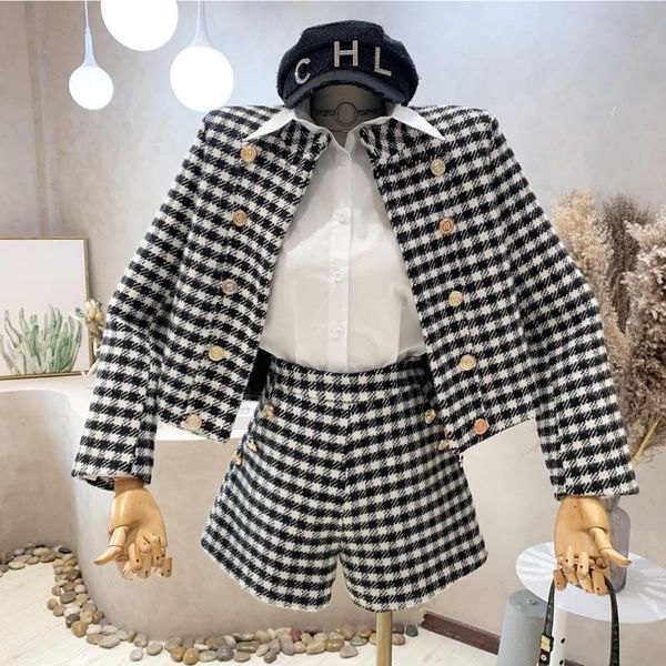 women's tracksuits fashion women tweed 2 pieces skirt set stylish houndstooth jacket coat & high waist slim mini a-line skirts female 2, Gray
women's tracksuits fashion women tweed 2 pieces skirt set stylish houndstooth jacket coat & high waist slim mini a-line skirts female 2, Gray