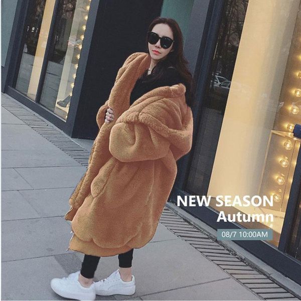 women's fur & faux hooded oversized jacket winter coat women parka long warm coats hoodies loose -20 degrees, Black
women's fur & faux hooded oversized jacket winter coat women parka long warm coats hoodies loose -20 degrees, Black
