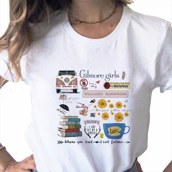 summer gilmore girl print mens t shirt ladies casual basis o collar white short sleeve shirt,drop ship, White;black
summer gilmore girl print mens t shirt ladies casual basis o collar white short sleeve shirt,drop ship, White;black