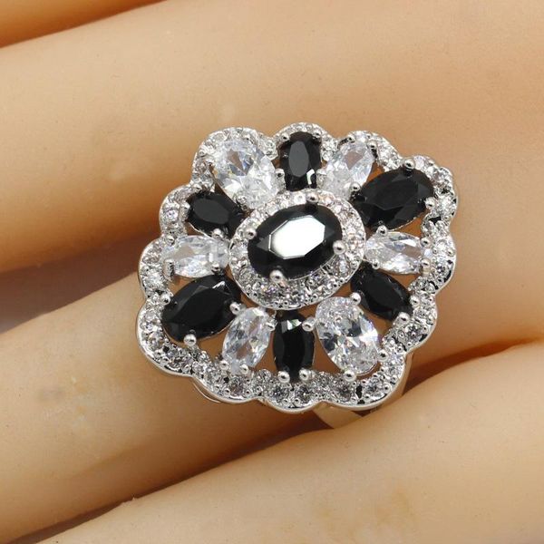 wedding rings 925 sterling silver for women classic women's engagement ring black and white stone ringen box drop, Slivery;golden
wedding rings 925 sterling silver for women classic women's engagement ring black and white stone ringen box drop, Slivery;golden