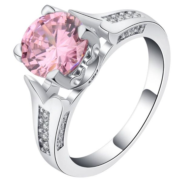 wedding rings ufooro jewelry silver color beautiful pink cubic zirconia women's and engagement elegant micro pave cz ring jewels, Slivery;golden
wedding rings ufooro jewelry silver color beautiful pink cubic zirconia women's and engagement elegant micro pave cz ring jewels, Slivery;golden