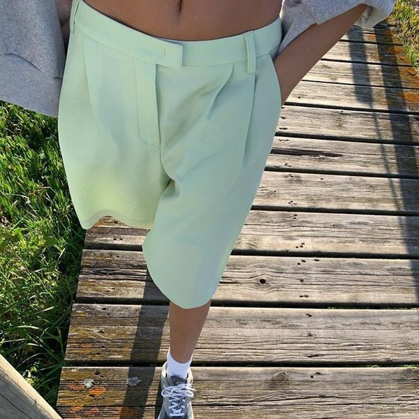 women's pants & capris ladies knee trousers high waist green solid color female loose front pockets cropped bottom fashion, Black;white
women's pants & capris ladies knee trousers high waist green solid color female loose front pockets cropped bottom fashion, Black;white