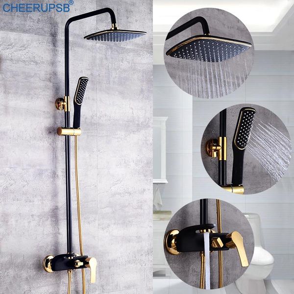 bathroom shower set black rain system white cold mixer bath tap height adjustable wall mounted rainfall with hand sets
bathroom shower set black rain system white cold mixer bath tap height adjustable wall mounted rainfall with hand sets