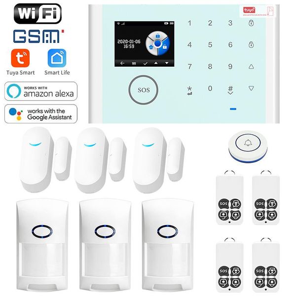 smart home control security system kit wifi gsm app with auto dial motion detector sensor burglar wireless alarm
smart home control security system kit wifi gsm app with auto dial motion detector sensor burglar wireless alarm