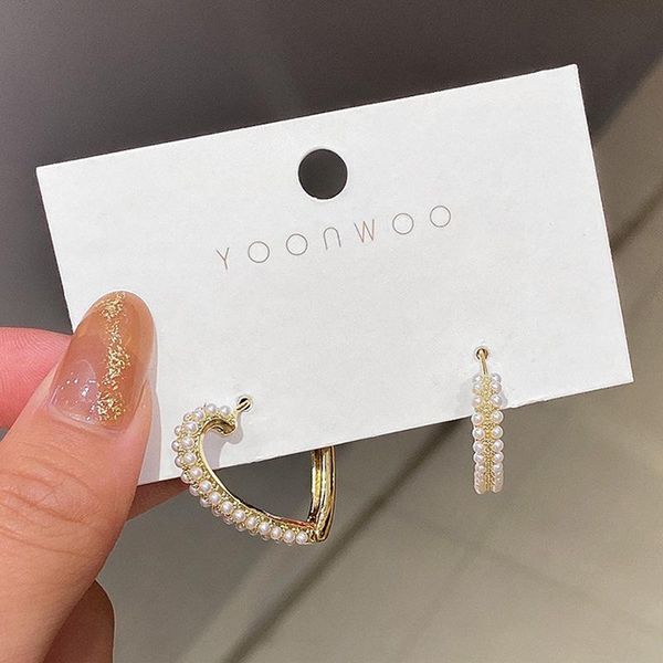hoop & huggie lovoacc korean fashion hollow circle love heart earrings for women vintage simulated pearl statement party jewelry, Golden;silver
hoop & huggie lovoacc korean fashion hollow circle love heart earrings for women vintage simulated pearl statement party jewelry, Golden;silver