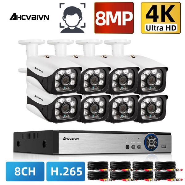 cctv video kit 8mp 4ch dvr security camera system night vision 4k outdoor waterproof 4/8 x 65feet cable wireless kits
cctv video kit 8mp 4ch dvr security camera system night vision 4k outdoor waterproof 4/8 x 65feet cable wireless kits