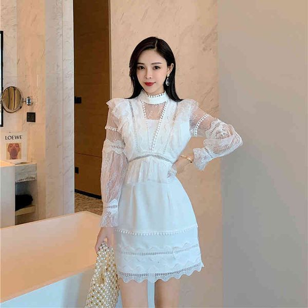 elegant women's fashions white autumn hook hollow flowers puff long sleeves pencil dress femme 2zdz, Black;gray
elegant women's fashions white autumn hook hollow flowers puff long sleeves pencil dress femme 2zdz, Black;gray