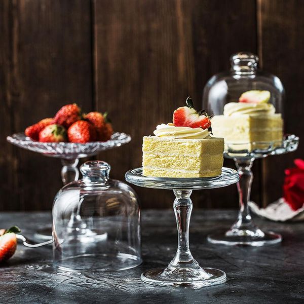 other bakeware glass dome cover snack fruit dessert cake display tray table serving stand kitchen tools festive party decoration
other bakeware glass dome cover snack fruit dessert cake display tray table serving stand kitchen tools festive party decoration