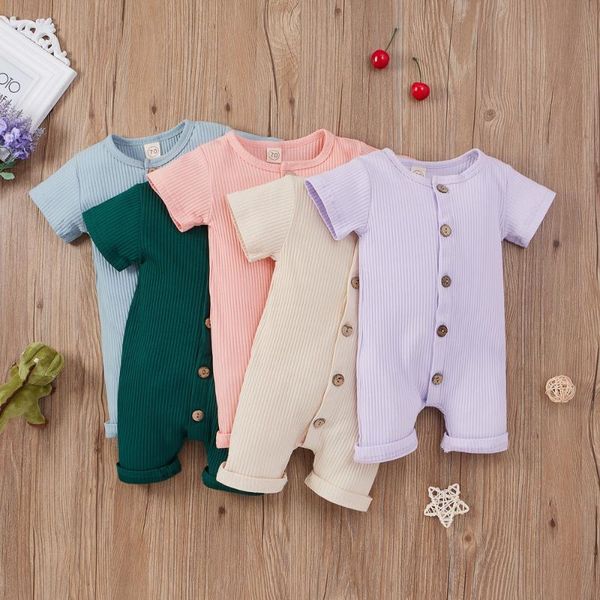 jumpsuits born infant baby boys girls romper clothes round neck buttons jumpsuit short sleeve solid color clothing 0-12m d30, Blue
jumpsuits born infant baby boys girls romper clothes round neck buttons jumpsuit short sleeve solid color clothing 0-12m d30, Blue