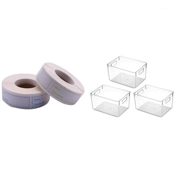 pack refrigerator organizer bins with removable er labels, storage stickers,adhesive paper labels(2rolls) bottles & jars
pack refrigerator organizer bins with removable er labels, storage stickers,adhesive paper labels(2rolls) bottles & jars