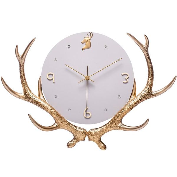wall clocks large luxury clock deer metal creative big gold nordic silent selling reloj pared grande decoration 50wc
wall clocks large luxury clock deer metal creative big gold nordic silent selling reloj pared grande decoration 50wc