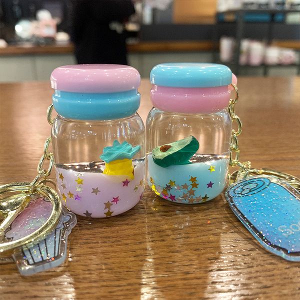 keychain simple quicksand oil key chain avocado liquid floating key pendant drifting bottle bag pendant key ring, Silver
keychain simple quicksand oil key chain avocado liquid floating key pendant drifting bottle bag pendant key ring, Silver