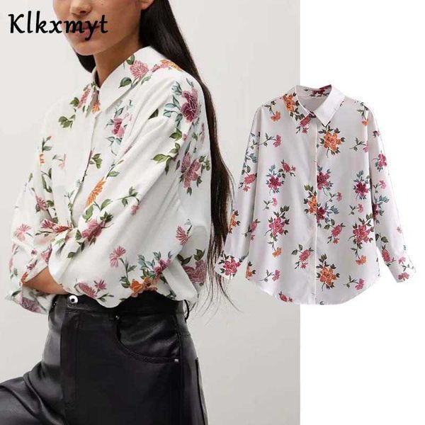 klkxmyt spring england stlye fashion flower printed casual shirt za blouse women blusas mujer de moda 210527, White
klkxmyt spring england stlye fashion flower printed casual shirt za blouse women blusas mujer de moda 210527, White