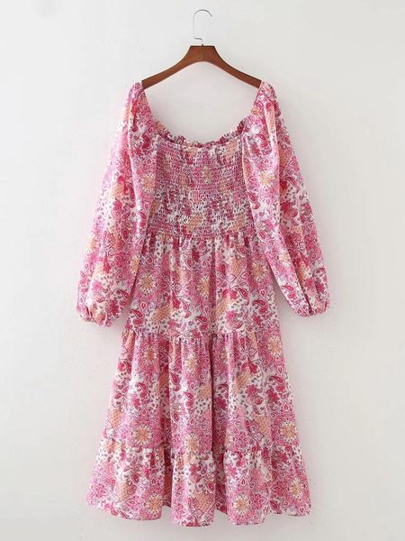 casual dresses women dress 2021 summer vintage print midi female long sleeve elegant loose fashion chic sundress clothing, Black;gray
casual dresses women dress 2021 summer vintage print midi female long sleeve elegant loose fashion chic sundress clothing, Black;gray