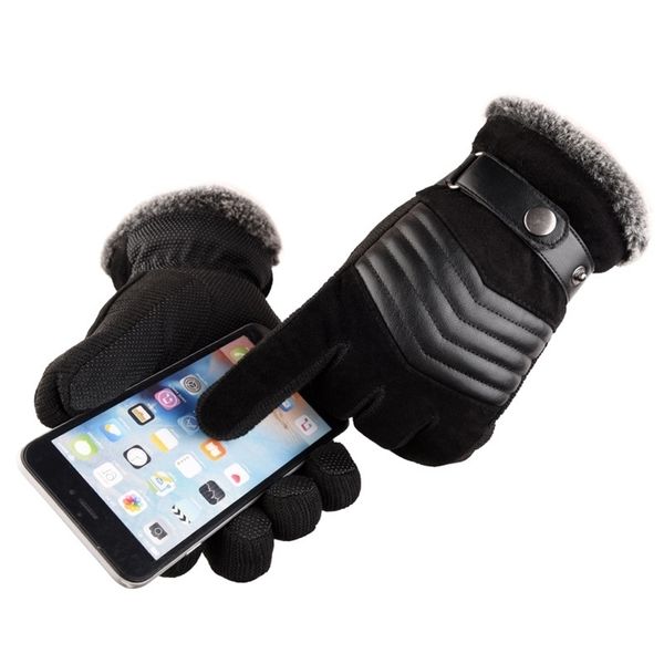 outdoor winter pigskin gloves men's and women's cold proof thickened riding touch screen motorcycle windproof, resistant warm, Black
outdoor winter pigskin gloves men's and women's cold proof thickened riding touch screen motorcycle windproof, resistant warm, Black