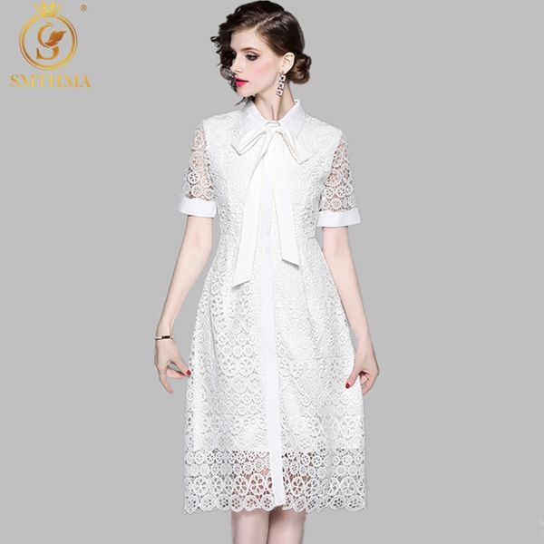 arrival summer runway style bow dress short sleeve black white women lace hollow out dresses vestidos 210520, Black;gray
arrival summer runway style bow dress short sleeve black white women lace hollow out dresses vestidos 210520, Black;gray