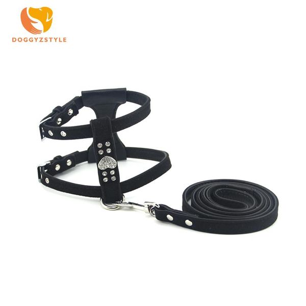 dog collars & leashes soft suede rhinestone harness leash durable and adjustable padded leather harnesses set doggyzstyle
dog collars & leashes soft suede rhinestone harness leash durable and adjustable padded leather harnesses set doggyzstyle