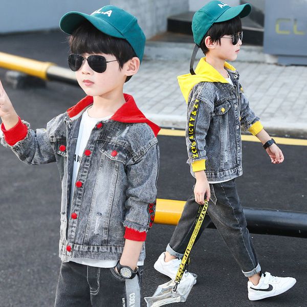 kids clothes spring autumn jacket boys fashion hooded ripped holes jeans coats children outwear denim jackets for teens 4-15y, Blue;gray
kids clothes spring autumn jacket boys fashion hooded ripped holes jeans coats children outwear denim jackets for teens 4-15y, Blue;gray