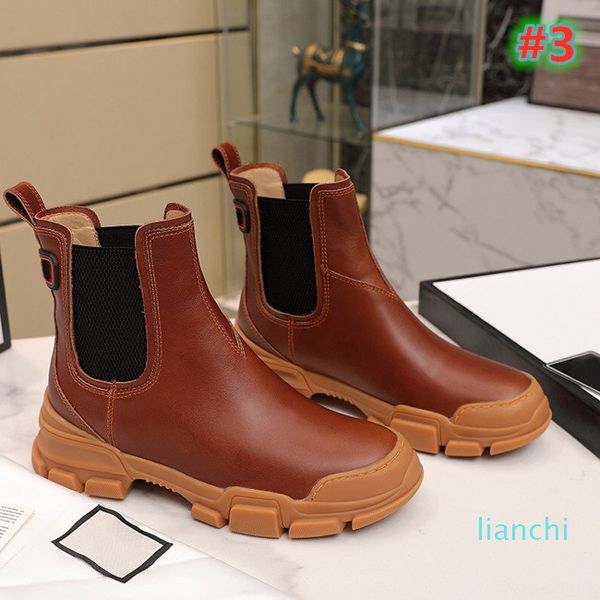 designer men and women short boots round head autumn winter martin boots beach boots, Black