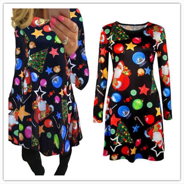 5xl plus size christmas dress year festival family party dresses women snowflake print long sleeve sweet dress autumn winter, Black;gray
5xl plus size christmas dress year festival family party dresses women snowflake print long sleeve sweet dress autumn winter, Black;gray
