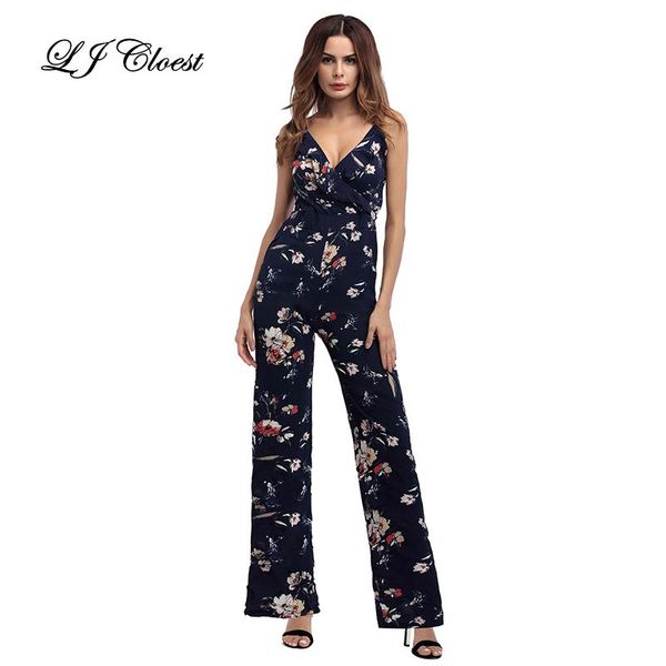 women's jumpsuits & rompers lj cloest print flower women deep v-neck spaghetti strap backless summer beach lady casual loose jumpsuit, Black;white
women's jumpsuits & rompers lj cloest print flower women deep v-neck spaghetti strap backless summer beach lady casual loose jumpsuit, Black;white