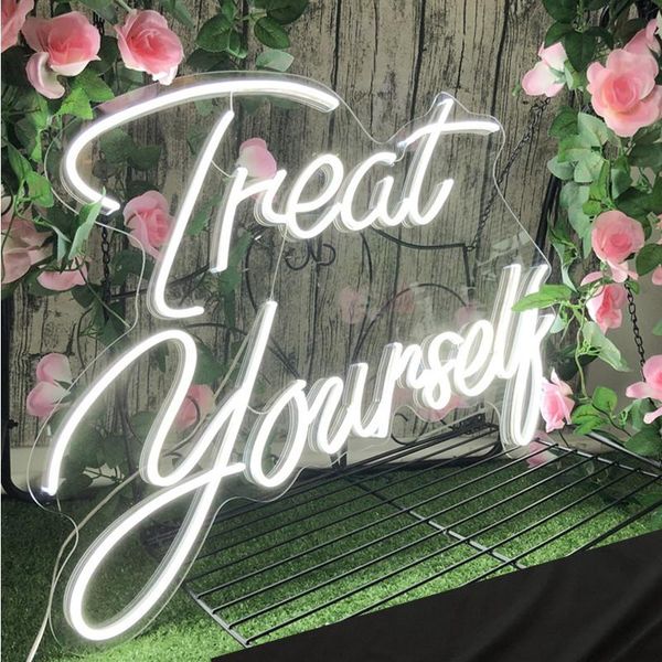 other lighting bulbs & tubes custom neon sign light treat yourself led flex letter board wedding birthday outdoor indoor room wall hanging d
other lighting bulbs & tubes custom neon sign light treat yourself led flex letter board wedding birthday outdoor indoor room wall hanging d
