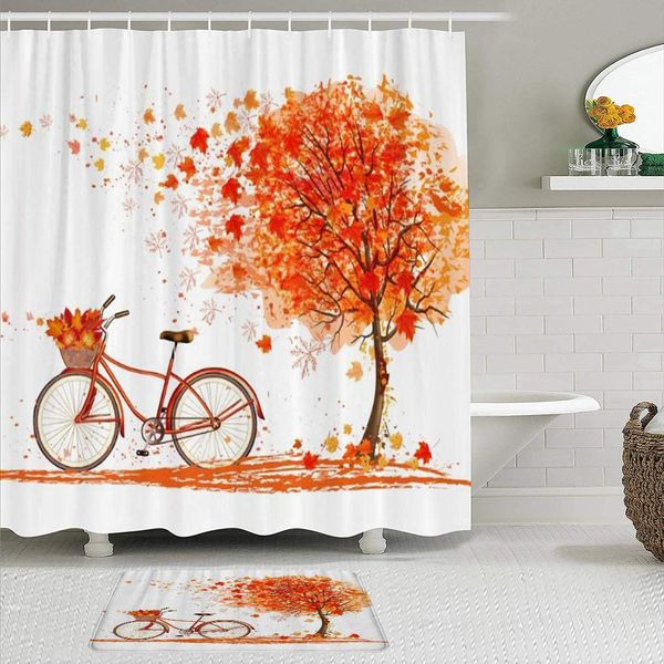 fabric shower curtain and mats set,fall theme bear owl forest,waterproof bath curtains with 12 hooks,non slip rugs
fabric shower curtain and mats set,fall theme bear owl forest,waterproof bath curtains with 12 hooks,non slip rugs