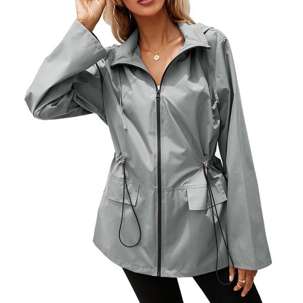 women's jackets women autumn jacket, solid color hooded long sleeve zipper-front slim-waist sports coat for girls, Black;brown
women's jackets women autumn jacket, solid color hooded long sleeve zipper-front slim-waist sports coat for girls, Black;brown
