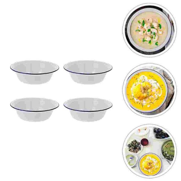 bowls 4pcs household enamel retro soup holders basins practical tableware
bowls 4pcs household enamel retro soup holders basins practical tableware