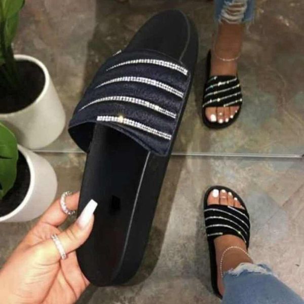 slippers summer sandals for women girls flat pvc shoes crystal style casual beach woman sandalia feminina, Black
slippers summer sandals for women girls flat pvc shoes crystal style casual beach woman sandalia feminina, Black