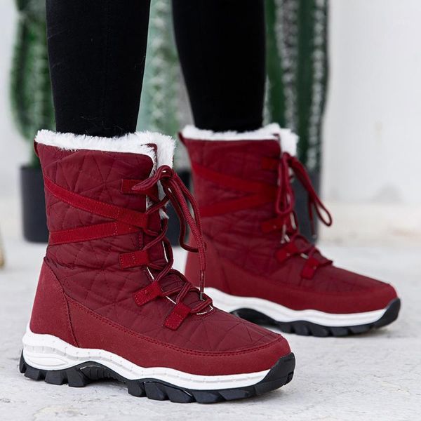 boots outdoor winter large plush snow boots, women's waterproof and antiskid medium tube high cotton1, Black
boots outdoor winter large plush snow boots, women's waterproof and antiskid medium tube high cotton1, Black